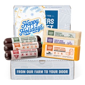 Farmers Market Gift Basket, Gluten Free, Keto, Paleo, Low Sodium, Zero Sugar, Christmas Charcuterie Board, Holiday Meat and Cheese Gift Baskets, Classic Assortment