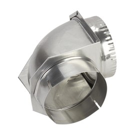 Whirlpool Whirlpool 4396006RW Genuine OEM Elbow Vent Connector For Dryers, Aluminium Accessory C Replaces 4396006