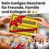 DankeDir! Gymnasium Grundschule - 30 x 20 cm plastic sign