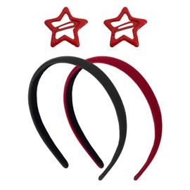 Pack of 2 Velvet Headbands, 2 Pieces Hair Pins, Girls Headband Decoration, Clothing Accessories, Hair Accessories, Simple and Fashionable Hair Bands, Headband Jewellery