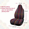 uxcell Universal Soft Blanket Bucket Seat Cover Mat for Car
