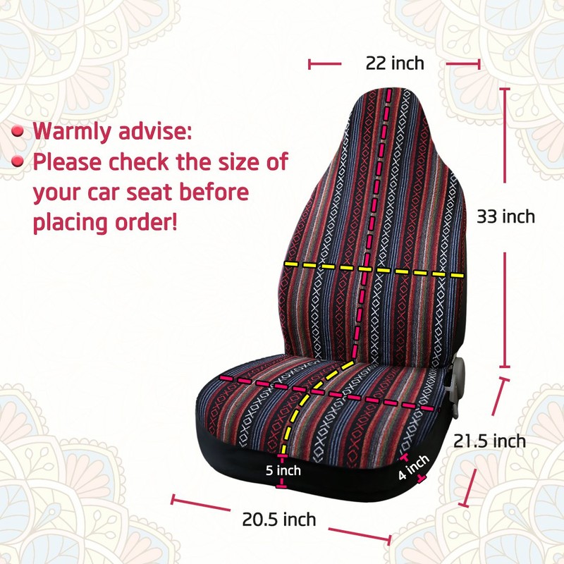 uxcell Universal Soft Blanket Bucket Seat Cover Mat for Car