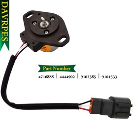 DAVRPES 4716888 Angle Sensor for Hitachi EX200-2 EX100-2 EX100-3 073832074, for John Deere 490E 790ELC 992ELC Excavator Angle Sensor Replace#4444902｜9102385｜9101533｜AT154533