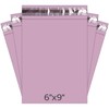 YUNJU Pink Plastic Mailing Bag, 6 x 9 Size Self