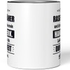 JUNIWORDS Tasse, Ich bin Rasenmäher und ich verstehe mein Handwerk.