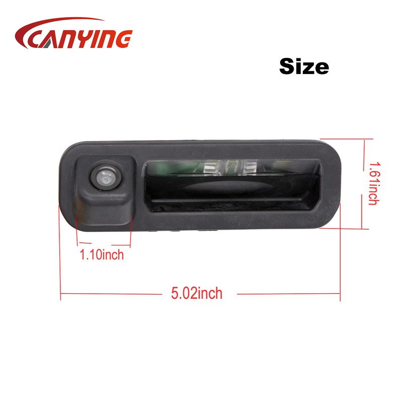 Canying Car Handle Backup Camera Reverse Camera Dynamic Car Rear