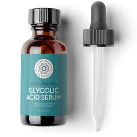 Pure Body Naturals- RENOVA Y RENUEVA: El ácido glicólico renueva suavemente la piel, limpia los poros y estimula la producción de colágeno.