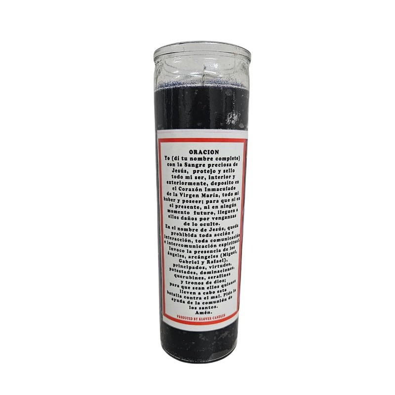 Negro Destructor Veladora Preparada/Black Destroyer Prepared Ritual Candle
