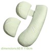 Pregnancy Pillow with Detachable & Adjustable Pillow Cover, Soft Pregnancy
