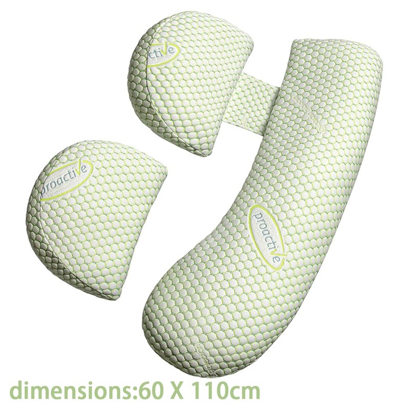 Pregnancy Pillow with Detachable & Adjustable Pillow Cover, Soft Pregnancy