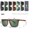 VANLINKER Polarized Square Sunglasses for Men Women Shades with UV