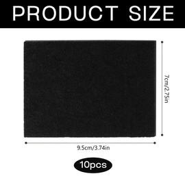 Pack of 10 Activated Carbon Filter Biobucket Filter, Filter Compatible with Joseph Joseph Food Containers, Activated Carbon Filter, for Compost Containers, Carbon Filters