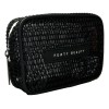 Cosmetiquera Fenty Beauty Let's Mesh Travel Bag Malla Negra Calada