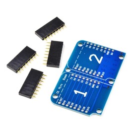 CANADUINO® 3 x WEMOS D1 Mini Compatible ESP8266 Dual Base