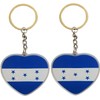 JAVD Honduras Flag Keychain - 2 Pack