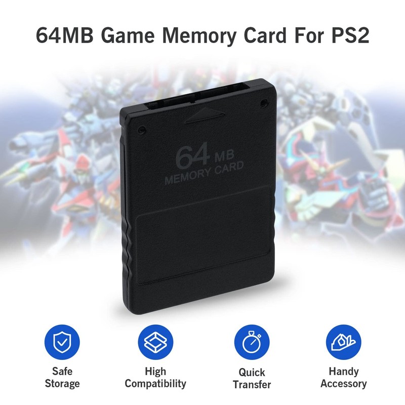 Mcbazel 64MB Gaming Memory Card for PS2 / PS2 Slim
