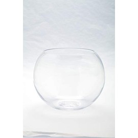 CC Home Furnishings 12" Clear Glass Bubble Bowl Floating Tealight Candle Holder