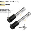 LOCAME Adjustable Trailer Hitch 2-Inch Receiver 6-Inch Drop/Rise Tow Hitch