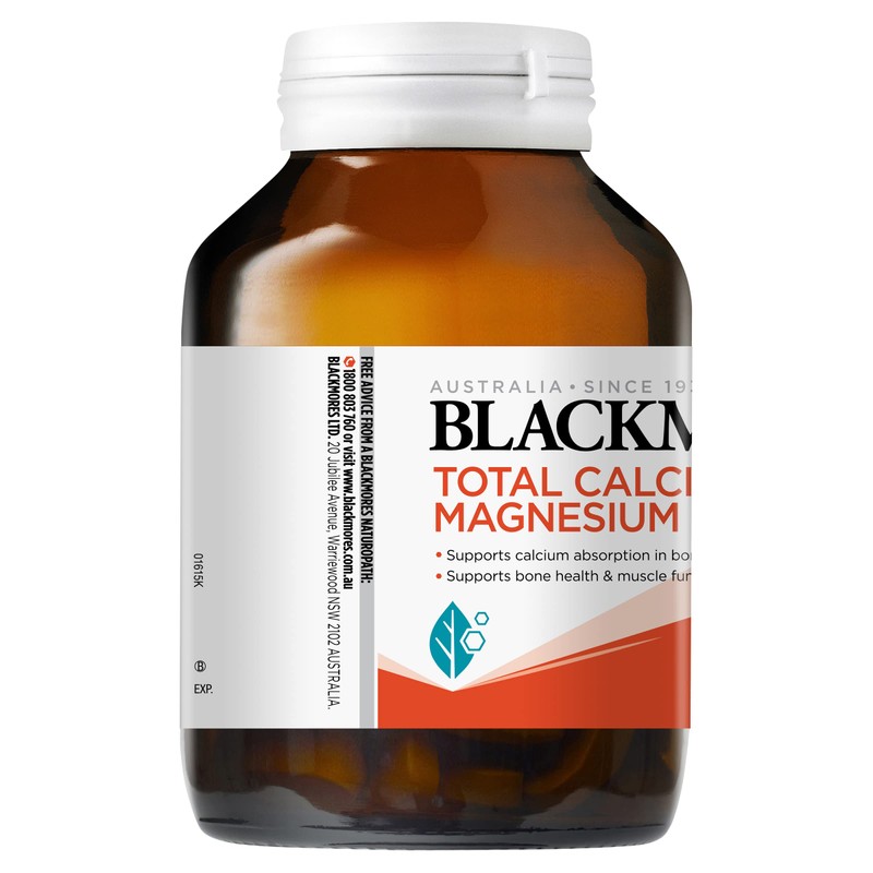 Blackmores Total Calcium Magnesium + D3 125 Tablets