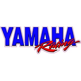 Yamaha Racing Decal 12" x 4"