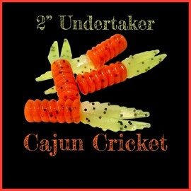 2” Crappie Undertaker Series - Top Secret Jig for Fishing at the Edge of the Known Waters 10Pk - Size: Cajun Cricket