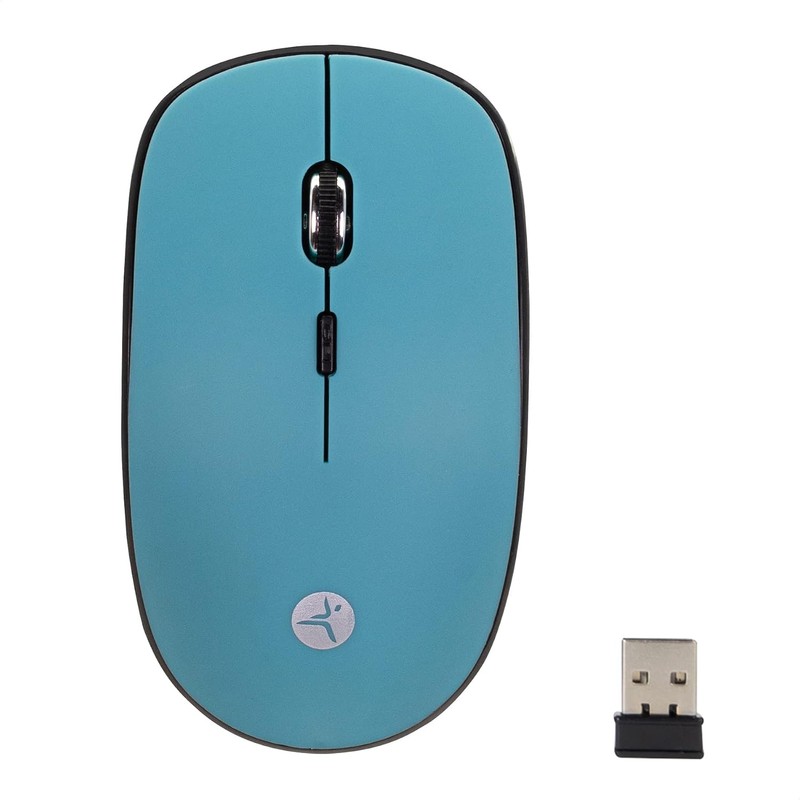 TECHZONE Mouse Inalámbrico 1200 dpi Tipo Diamante Verde