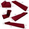 Danfuton Portable Lounger Shikibuton, Foldable Foam Beds Sleep 83 x