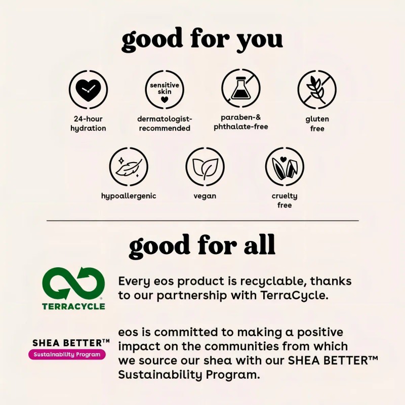 Eos Eos Shea Better Body Lotion - Vanilla Cashmere |