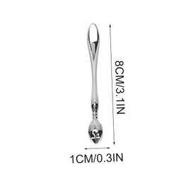 minkissy 2pcs Eye Cream Stick Female Skin Care Roller Massage Roller Eye Wand Eye Stick Women Beauty Supply Eye Depuffer Eye Massage Stick Eye Spatula Zinc Alloy Metal Tool