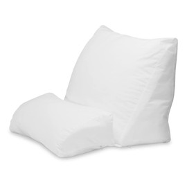 Contour Flip Pillow - 10-in-1 Rest Positions Bed Wedge for Gentle, Plush Elevation for Back, Knees, Legs or Stomach Support Comfort & Relief - Standard Size (20 inch Width - Pillow ONLY)