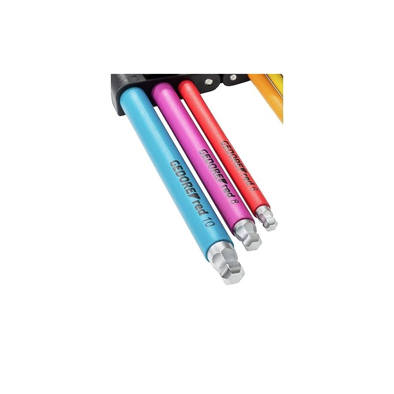 GEDORE Red R36601009 Allen Key Set Hexagonal 1.5 - 10