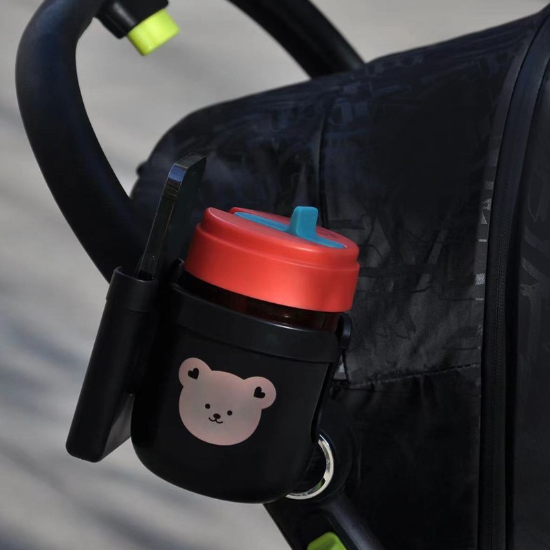 Stroller Cup Holder Portable Universal Cute Pattern Bottle Holder with