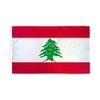 MWS 3x5 Lebanon Polyester Flag 3'x5 Super Polyester Nylon Fade
