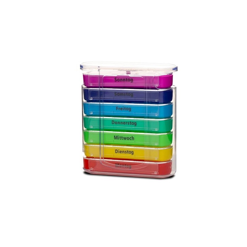 Foubiss 7 Day Pill Box - BPA-Free | Small Pill