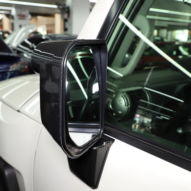 momocar Carbon Fiber Car Side Rearview Mirror Cover Trim Fit