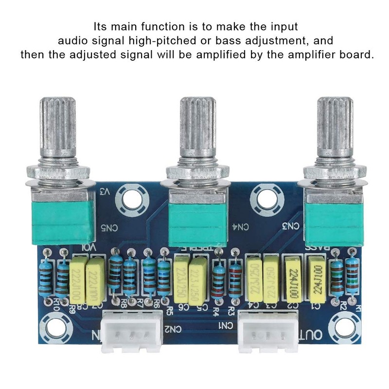 XH2.54 3P Socket Pre Amplifier Module - 3 Channels Audio
