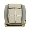 UINIEBOOM Driver Bottom Perforated Leather Seat Cover, Replacement Tan Front