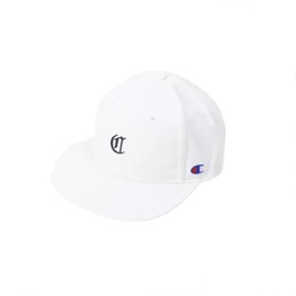 Champion C3-BG704C Men's Sports Hat, 100% Cotton, USA, Big Embroidery, Men's, white (off-white)