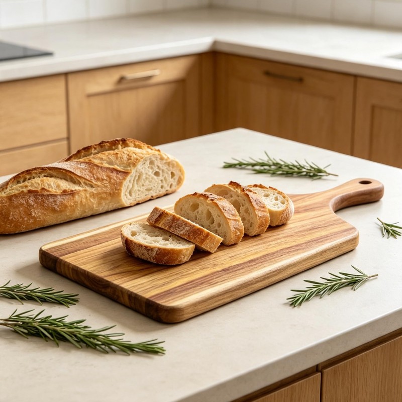 Acacia Wood Cutting Board Gift Set, Perfect Housewarming Gift, Ideal