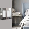 Silver Mirrored Switch Cover - Durable Acrylic Decorative Double Gang