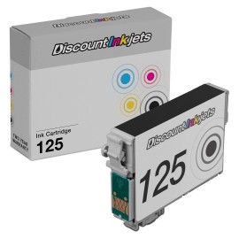 Discount Inkjet Black Ink Cartridge for Epson 125 T125120 NX125 NX127 NX130 NX230 WorkForce 320