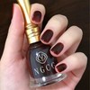 COSMOO 15ml Dark Red Quick Dry Nail Polish, Brown Red