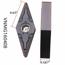 BestParts 10PCS VNMG332/VNMG160408 CNC Carbide Inserts for MVJNR MVJNL MVVNN Tool Holder for Machining Stain Steel