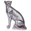 Cheetah Statue Home Decor Leopard Sculpture Resin Sitting Cheetah Figurine