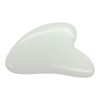 Ladeukoi White Jade Crystal Stone Gua Sha Massage Tool for