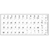 Online-Welcome French Azerty Transparent Keyboard Label Black