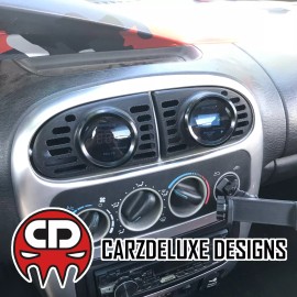 Carzdeluxe Designs Gauge pod mount for 2000-2005 Neon SRT4 functional vent or blocked off - RIGHT | VENTED