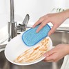 Paquete de 6 esponjas multiusos para cocina, 6 colores, esponja