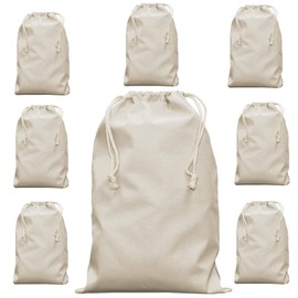Small Fabric Bags Various Sizes Set for Painting – Mini Bag Money Bag Gift Bags Birthday Bags for Children's Birthday Parties DIY Gift for Weddings Outdoor Parties Drawstring Bag