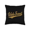 WAKE FOREST NORTH CAROLINA VARSITY SCRIPT SPORTS JERSEY Throw Pillow